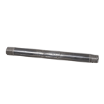 Black Welded Nipple, 1/2" x 9"