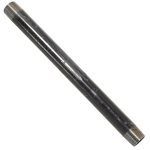 Black Welded Nipple, 3/4" x 12"