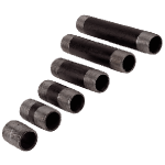 Black Steel Welded Nipple Assortment 3/4", 66 pk