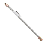 Gas Connector, M x F, 1/2" OD X 5/8" ID, 24" Long