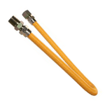 Gas Connector, 1/2" OD x 3/8" ID, 24" Long