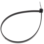 Nylon Wire Ties, Black, 14", 100 pk