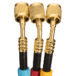 1/4" Low Loss Valves Hose Set, 5' Long, 3 Pk
