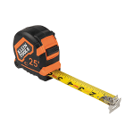 Tape Measure, 25' Magnetic Double-Hook