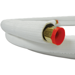 Ductless Lineset, 1/4" x 3/8" x 1/2" x 25', White EZ-PULL, 14G-4W
