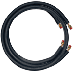 Ductless Lineset, 1/4" x 3/8" x 50', 3/8, Black Standard