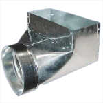 Register Boot, 90 Deg, #203R, 14 x 4 x 8"