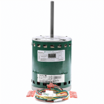 EM Blower Motor, 3/4 hp, 1075 rpm, 5-Speed, CCW/CW, 208-230V