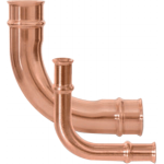 RLS Copper Press 90 deg Elbow (Crimp), 1/2"