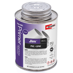 Jim PR-1L PVC Primer, Low-VOC, Purple, 1/2 pt