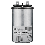 Round Single Run Capacitor, 25 MFD, 370V