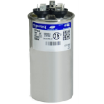 Round Dual Run Capacitor, 30/4 MFD, 370V