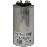 Round Dual Run Capacitor, 35/5 MFD, 370V