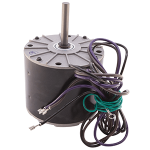 Condenser Fan Motor, 1/4 hp, 850 rpm, 1-Speed, CW, 460V