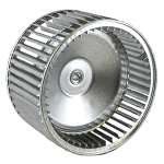 Blower Wheel, 10 x 6, CW, 1/2" Bore