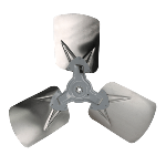 Fan Blade, 24", CW, 3-31, 1/2" Bore