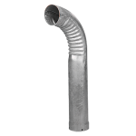 Vent Pipe, 3" ID, Aluminum