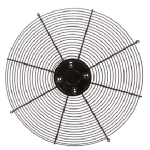 Fan Guard, 24" Diameter, Black