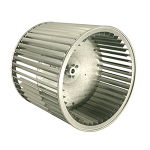 Blower Wheel, 12 x 11, CW, 1/2" Bore