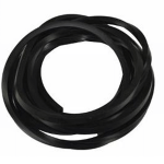 Black EPDM Tubing, Square, 3/16" x 3/8" Order by Ft