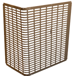 Coil Guard Panel, C-Base, 29", Champagne, LH