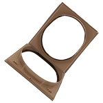 Adapter, Rectangular To Round (Horz) Lfp