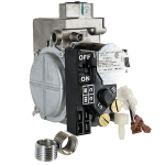 Natural Gas Valve, Fast-Open, 1/2" x 1/2", 24 Vac