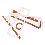 Condenser Pan Gasket, 90%, 17.5" Downflow