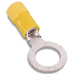 Insulated Terminal Ring, # 6 Stud, 12-10W, 50 Pk
