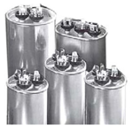 Round Single Run Capacitor, 5 MFD, 370V