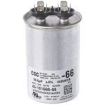 Round Dual Run Capacitor, 45/7.5 MFD, 440V