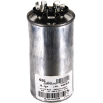 Round Dual Run Capacitor, 40/10 MFD, 440V