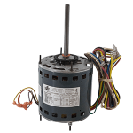 Blower Motor, 3/4-1/5 hp, 1075 rpm, 4-Speed, Reversible, 115V