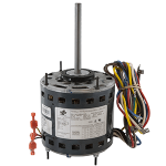 Blower Motor, 3/4-1/5 hp, 1075 rpm, 4-Speed, Reversible, 208/230V