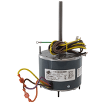 Condenser Fan Motor, 1/6 hp, 1075 rpm, 1-Speed, Rev, 208/230V