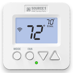 LX Mini Series Wi-Fi Touch Screen Thermostat, 7 Day, 2H/2C