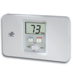 Large Display Push Button Thermostat, 2H/1C