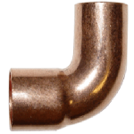 Copper 90 Deg Street Elbow, 7/8"