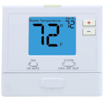 4" 700 Series Blue Backlight Thermostat, 1H/1C