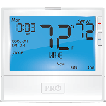8" Blue Backlight Thermostat, 7 or 5-1-1 Day, 2H/2C, 3H/2C HP